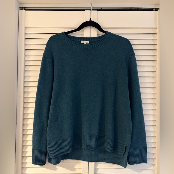 Ella Moss Sweaters - Ella Moss Deep Teal Crew Neck Sweater